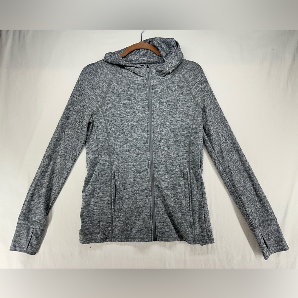 ATHLETA Jacket Pacifica Illume Relaxed Hood Lightweight Gray 657489 Womens S